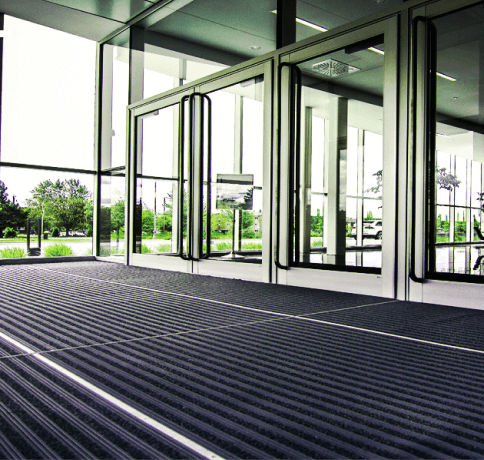 Hall@x DLX Commercial mat from Axess Group  for building entrances.